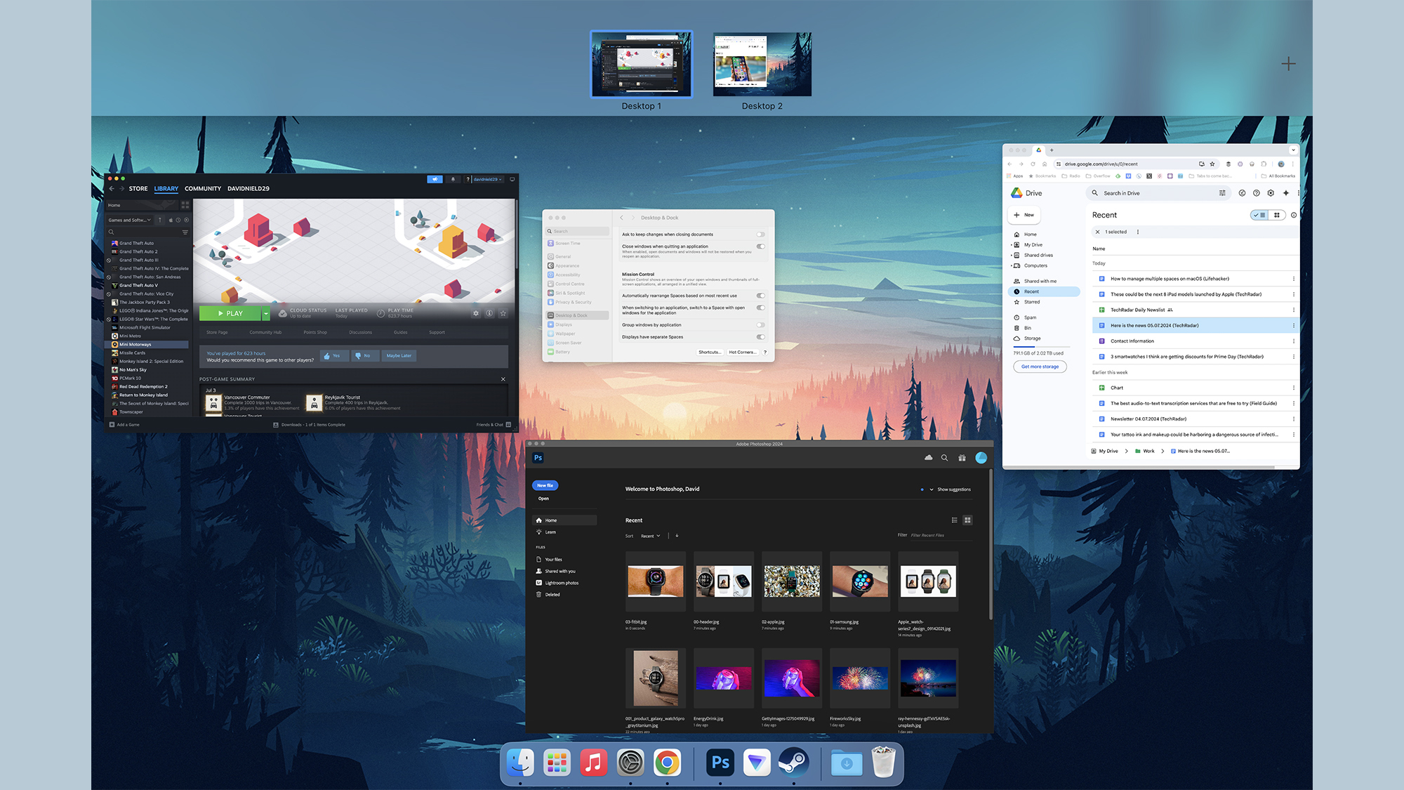 macOS Mission Control