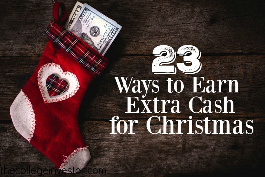 There are still a few weeks before Christmas which means you still have time to earn extra cash for Christmas shopping. Here are 23 ideas to try. | Source: The College Investor