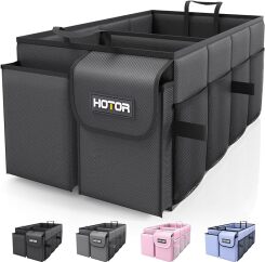 HOTOR Trunk Organizer for Car - Large-Capacity Car Organizer