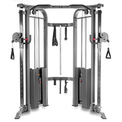 XMARK Functional Trainer Cable Machine with Dual 200 lb Weight Stacks