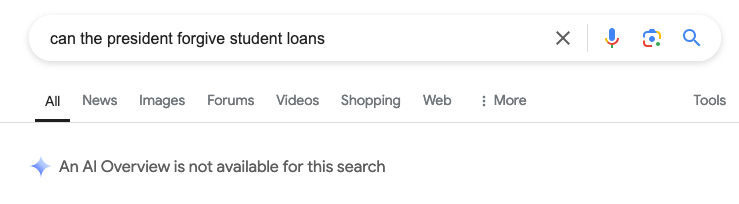 AI Overview Not Available