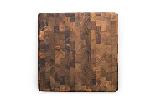 Ironwood Gourmet 28218 Square Charleston End Grain Chef's Board , Acacia Wood 14 Square