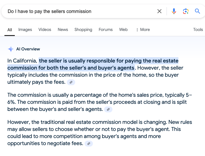 Do I Have To Pay The Sellers Commission?