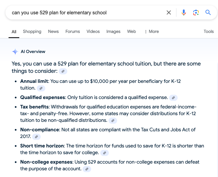 Can You Use A 529 Plan For Elementary School?