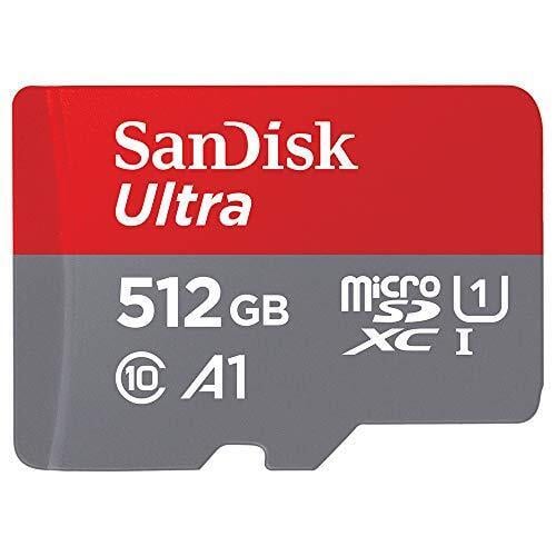 SanDisk 512GB Ultra microSDXC UHS-I Memory Card with Adapter