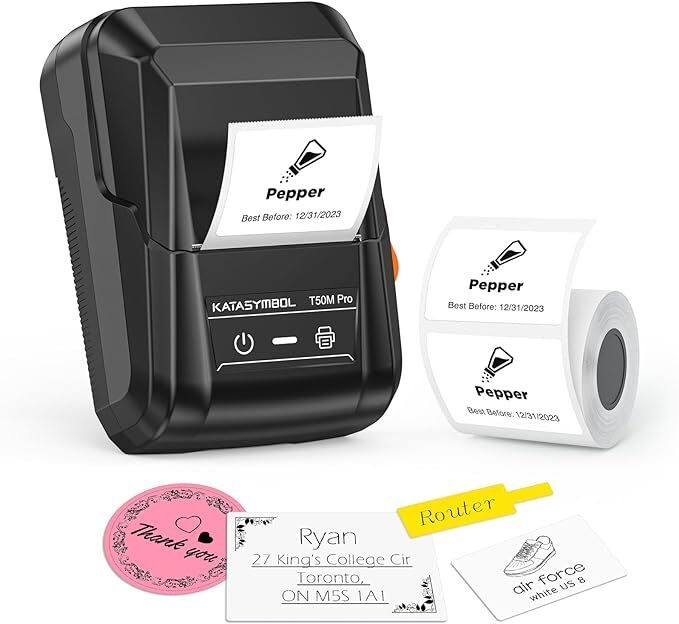 SUPVAN T50M Pro Bluetooth Label Maker Machine with Tape