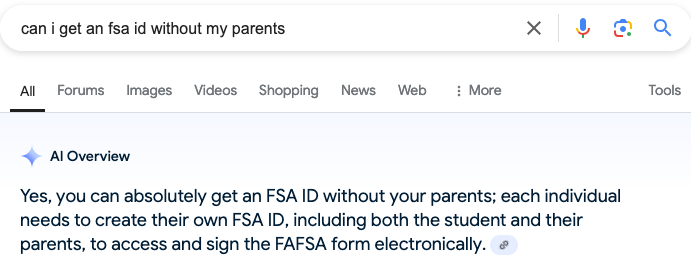 Can I Get An FSA ID Without My Parents?