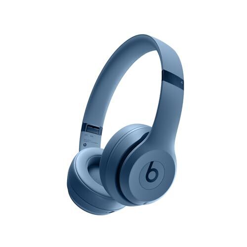 Beats Solo 4 - Wireless Bluetooth On-Ear Headphones, Apple & Android Compatible, Up to 50 hours of Battery Life - Slate Blue